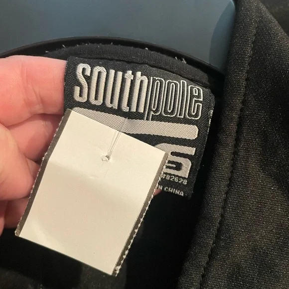 South Pole Black Utility Bonber Jacket. Men’s size Medium. Pre-owned great . - Picture 7 of 10